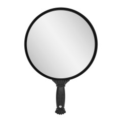 Specchio per parrucchieri rotondo con impugnatura Q-35