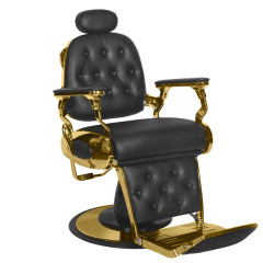 Sedia da barbiere Gabbiano Francesco Gold nero