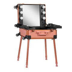 Supporto portatile a baule T-27 oro rosa