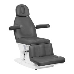 Sedia cosmetica per podologia elettr. Kate 4 siln. grigio