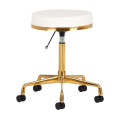 Sgabello cosmetico H4 oro bianco