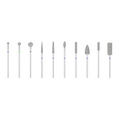 Set di frese diamantate 10 pezzi.