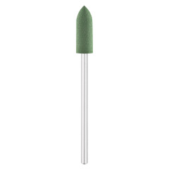 Fresa per lucidatura in gomma Exo verde a punta cilindrica ø 5,5 mm /32