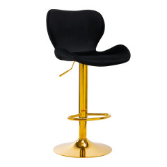 4Rico Bar Hocker QS-B15 velluto nero