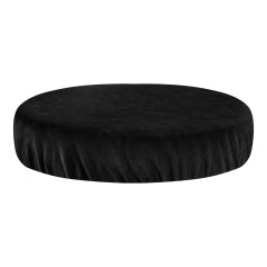 Copri sgabello in velluto nero