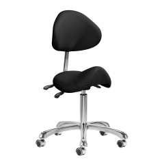 Sgabello cosmetico Giovanni 1004 nero