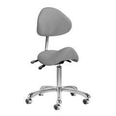 Sgabello cosmetico Giovanni 1004 grigio