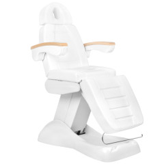 Poltrona cosmetica Lux elettrica bianca riscaldata