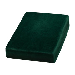 Lenzuolo da letto in velluto verde bottiglia