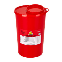 Contenitore per rifiuti sanitari 2 L rosso