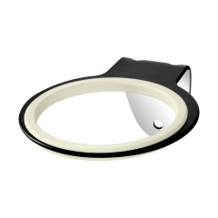 Supporto a parete per asciugacapelli Q96 nero