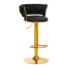 4Rico Bar Hocker QS-B313a velluto nero