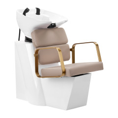 Lavabo da parrucchiere Gabbiano Porto oro beige
