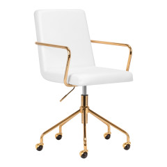 Sedia cosmetica QS-OF211G oro bianco
