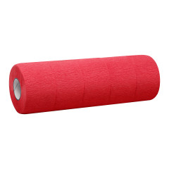Collare di carta per parrucchieri 5 pezzi rosso.