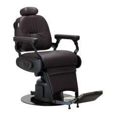 Sedia da barbiere elettrica Gabbiano Duke Brown