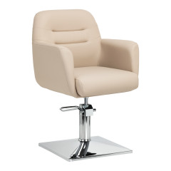 Poltrona per parrucchieri Gabbiano Monaco beige