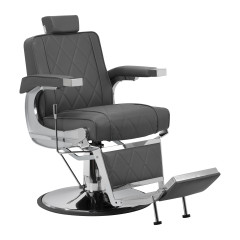 Sedia da barbiere Hair System BM88066 grigio
