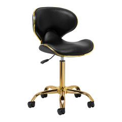 Sgabello cosmetico Gabbiano Q-4599G nero