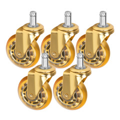 Roll Speed oro ruota sgabello a pressione set di 5 pezzi
