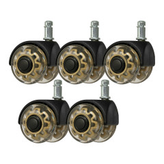 Roll Speed Duo sgabello a pressione con rotelle set di 5 pezzi