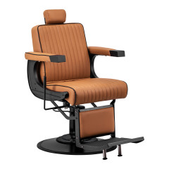 Gabbiano sedia da barbiere Visionerio marrone chiaro struttura nera