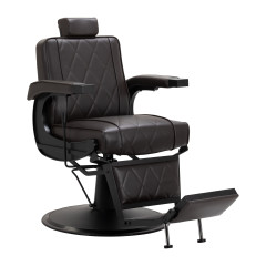 Sedia da barbiere Hair System BM88066B marrone