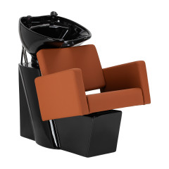 Gabbiano lavabo da parrucchiere Vitoria marrone