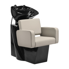 Gabbiano lavabo da parrucchiere Bilbao grigio-beige