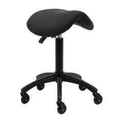 Gabbiano sgabello da parrucchiere D032 nero