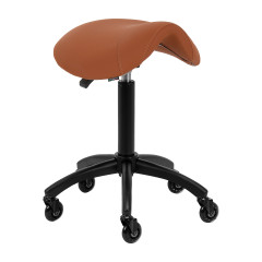 Gabbiano sgabello da parrucchiere D032 marrone
