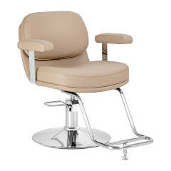 Poltrona da parrucchiere Omega Astra beige 