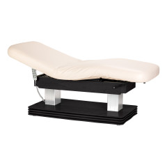 Lettino SPA Sillon Comfort color crema con base nera
