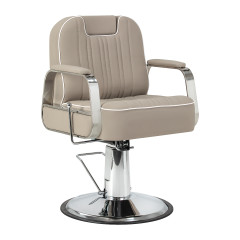 Poltrona da barbiere Gabbiano Rufo beige