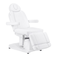 Poltrona da salone elettrica Azzurro 708A a 4 motori bianco brillante