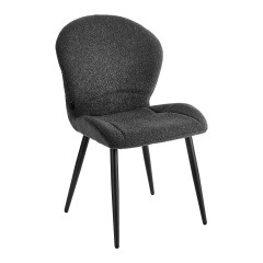 Sedia 4Rico Lucente nera