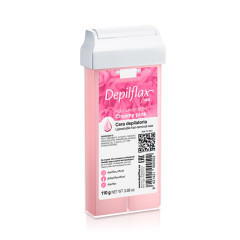 Depilflax 100 cera depilatoria in roll-on Creamy pink 110 g