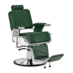 Poltrona da parrucchiere Gabianno Royal X verde