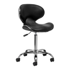 Sgabello cosmetico Gabbiano Q-4599 nero V2