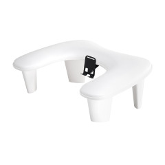 Supporto MOMO per manicure Croissant con supporto per cellulare bianco