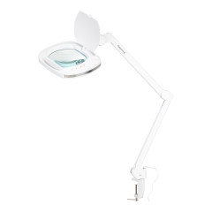 Lampada con lente d'ingrandimento Elegante 6030 con 60 LED SMD da appoggio, intensità luminosa regolabile