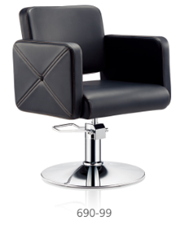 Sedia per parrucchieri Hair System HS99 nero