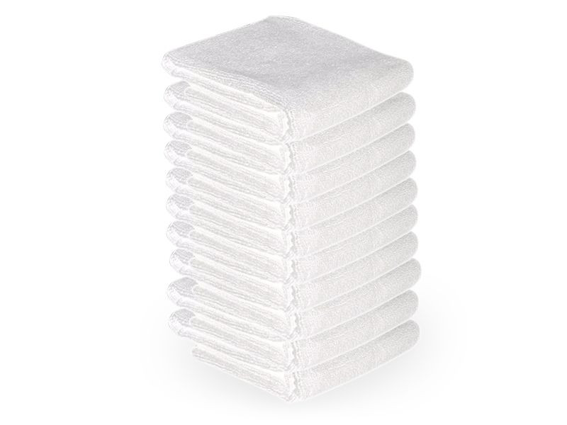 Asciugamano in microfibra 73 x 40 cm 10 pz. bianco main product photo