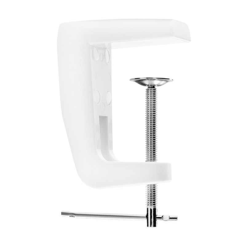 Supporto da tavolo per lampada d'ingrandimento bianco main product photo