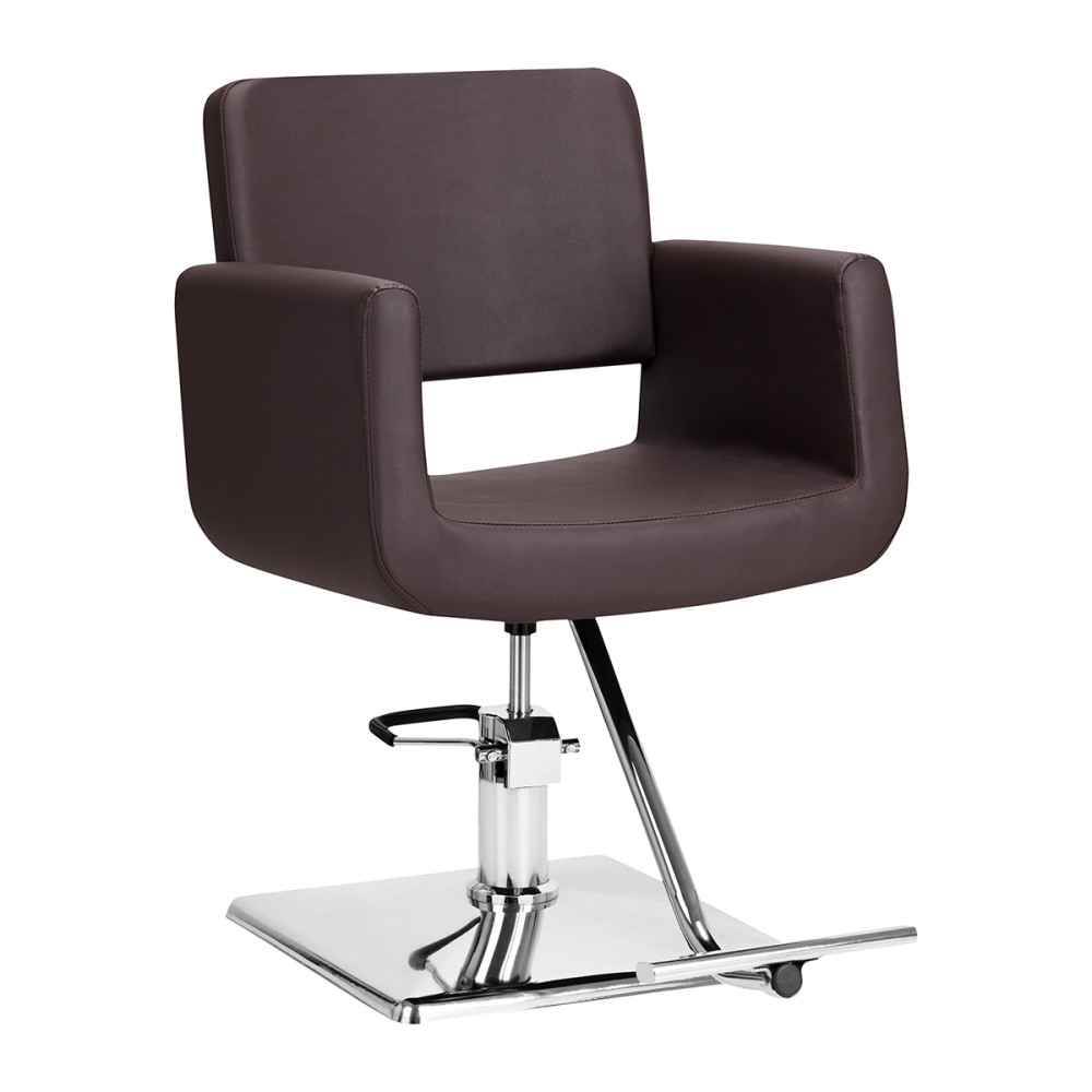 Poltrona da parrucchiere Gabbiano Helsinki marrone main product photo