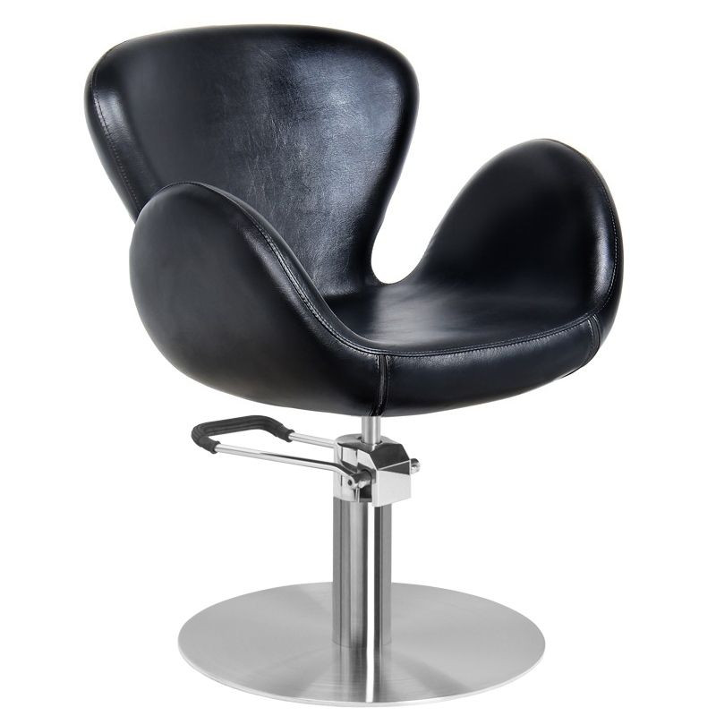 Poltrona da parrucchiere Gabbiano Amsterdam nera main product photo