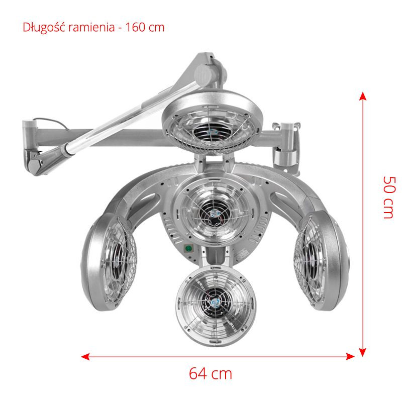 Gabbiano infrazone a parete GD-505W argento main product photo