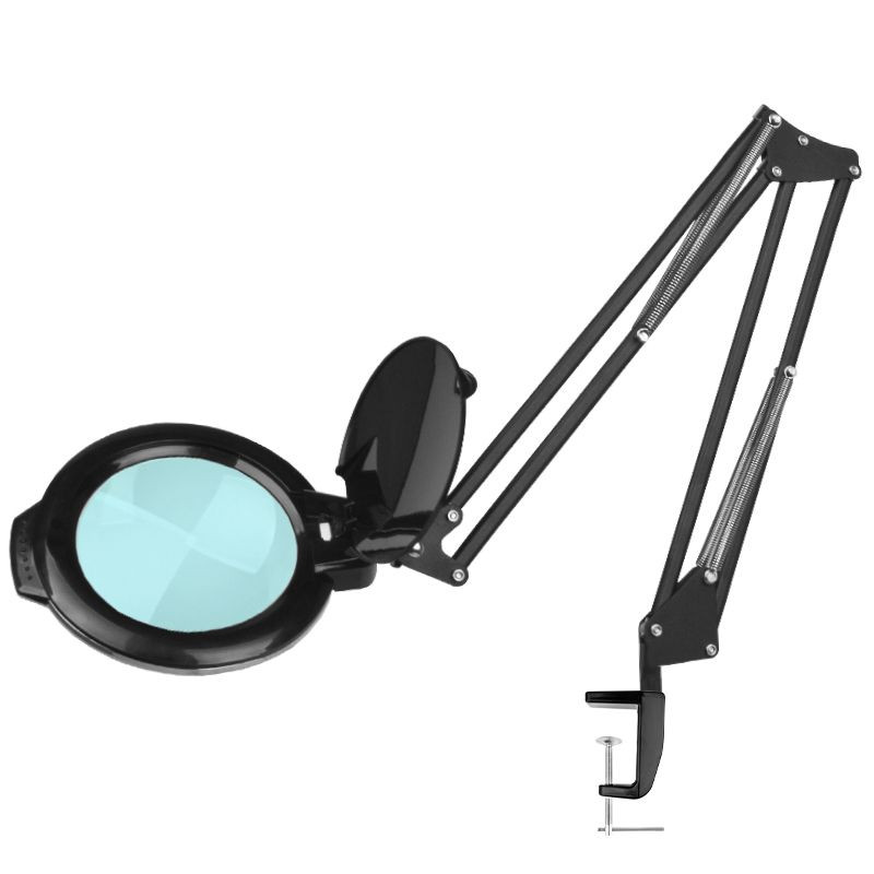 Lampada d'ingrandimento a led Glow Moonlight 8013/6" nero da tavolo main product photo