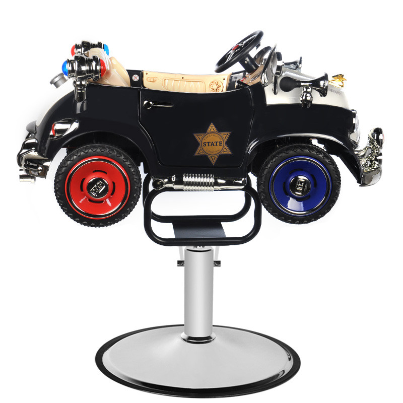 Sedia da parrucchiere per bambini auto polizia B082 main product photo