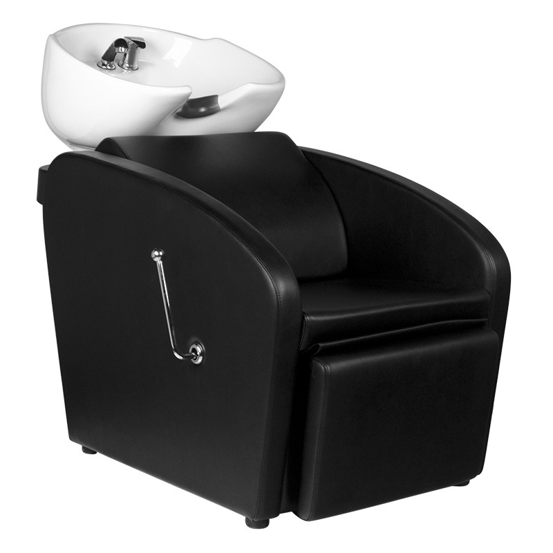 Gabbiano lavabo per parrucchieri Bergen nero main product photo